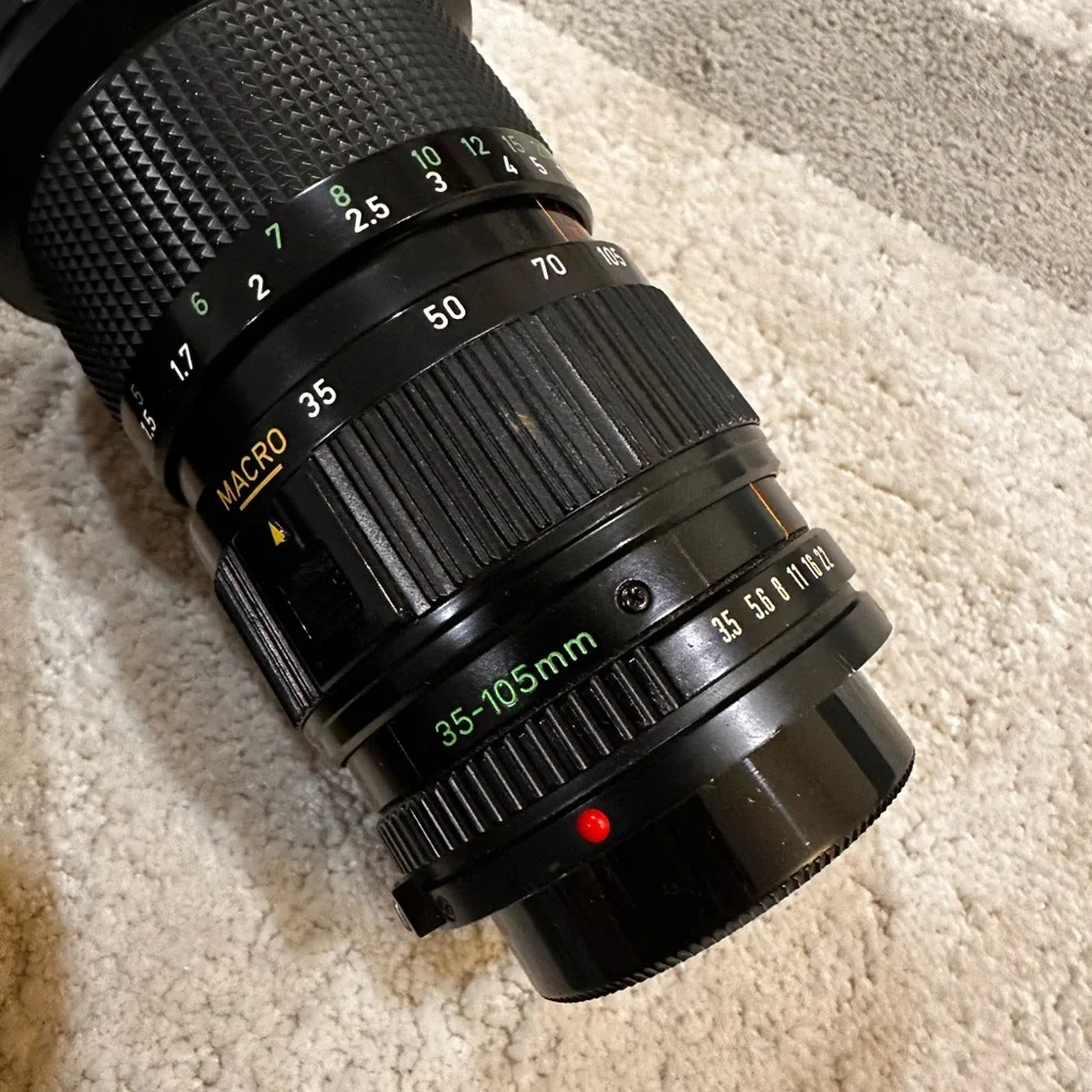 Canon Black Camera Lens Set